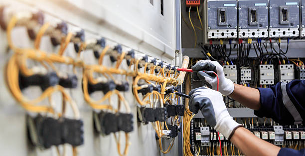 Professional Electrician technician working in Gorman, TX